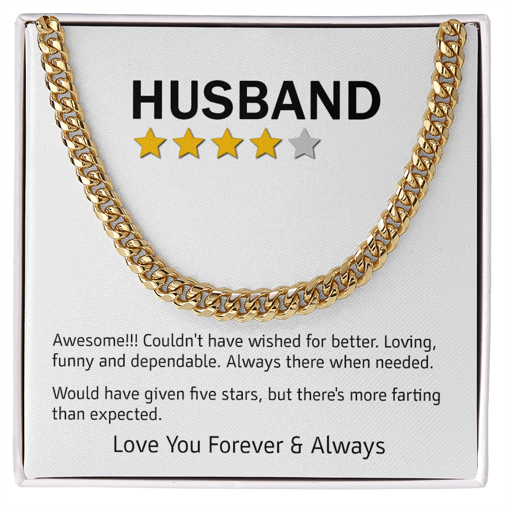 Husband Rating - Cuban Link Chain Set2