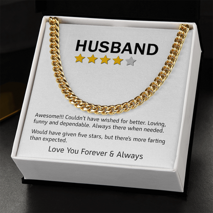 Husband Rating - Cuban Link Chain Set2