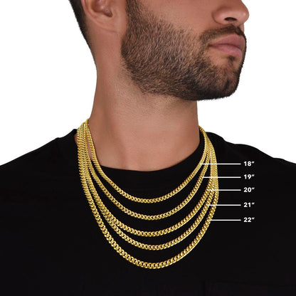 Greatest Catch Of My Life - Cuban Link Chain Set