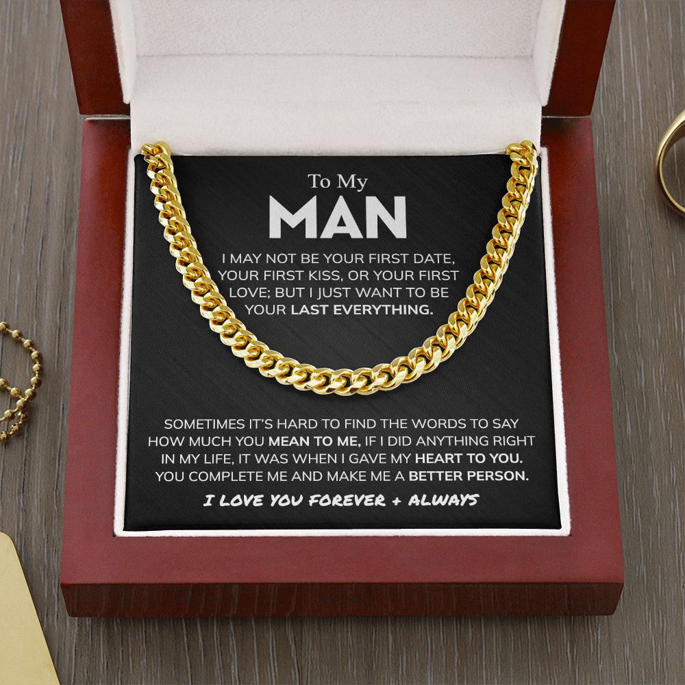 My Man - Last Everything - Cuban Link Chain