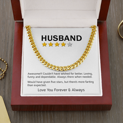 Husband Rating - Cuban Link Chain Set2