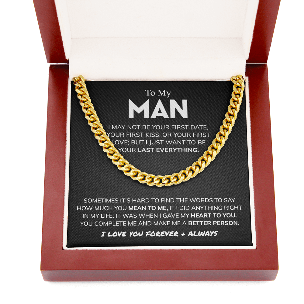 My Man - Last Everything - Cuban Link Chain