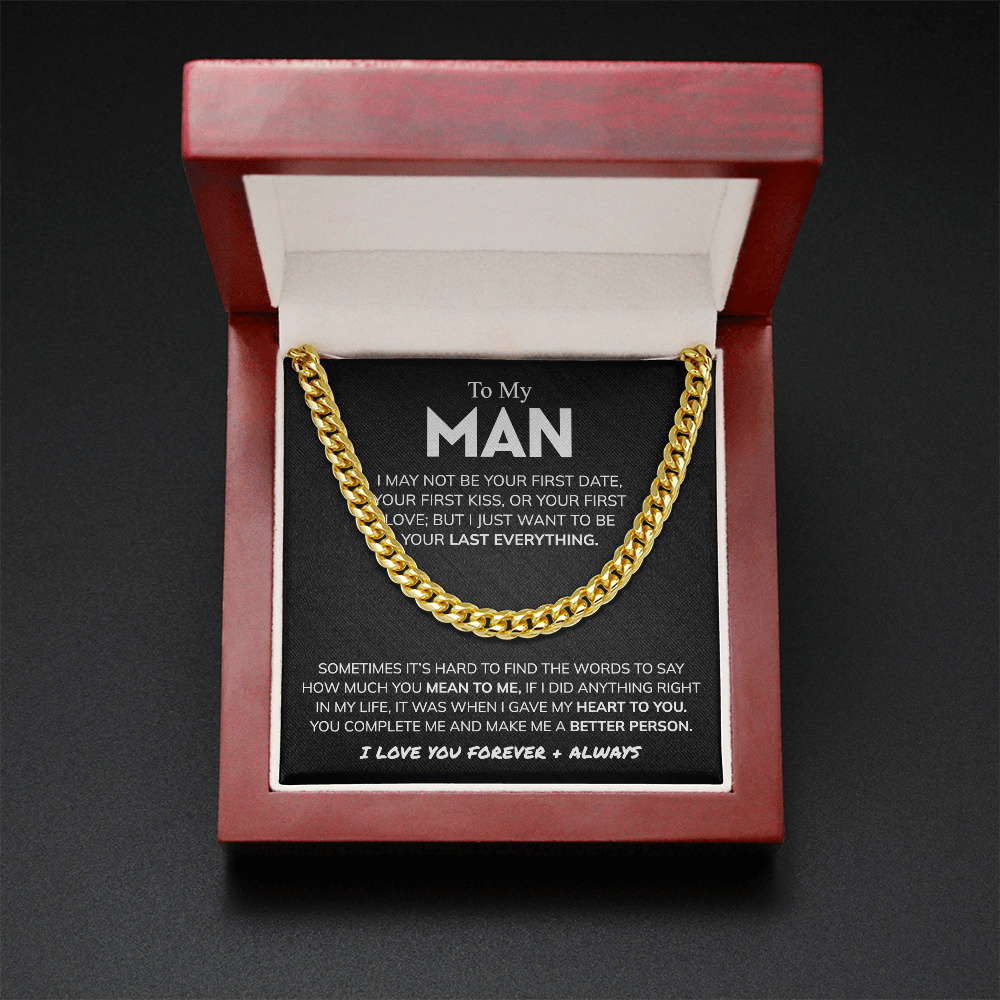 My Man - Last Everything - Cuban Link Chain