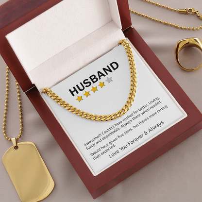 Husband Rating - Cuban Link Chain Set2