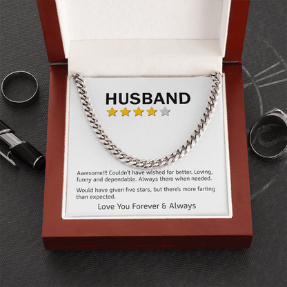 Husband Rating - Cuban Link Chain Set2