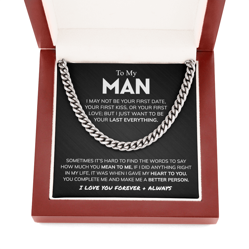 My Man - Last Everything - Cuban Link Chain